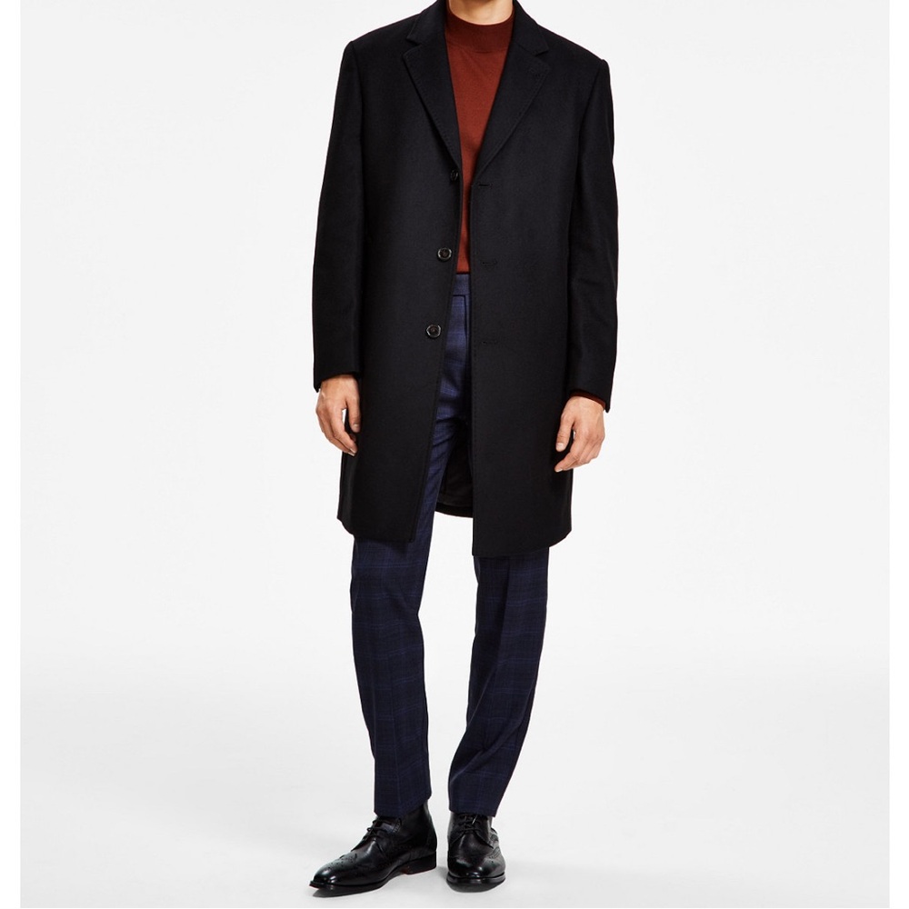 Michael Kors Black Trench Coat Timeless Tailored Design